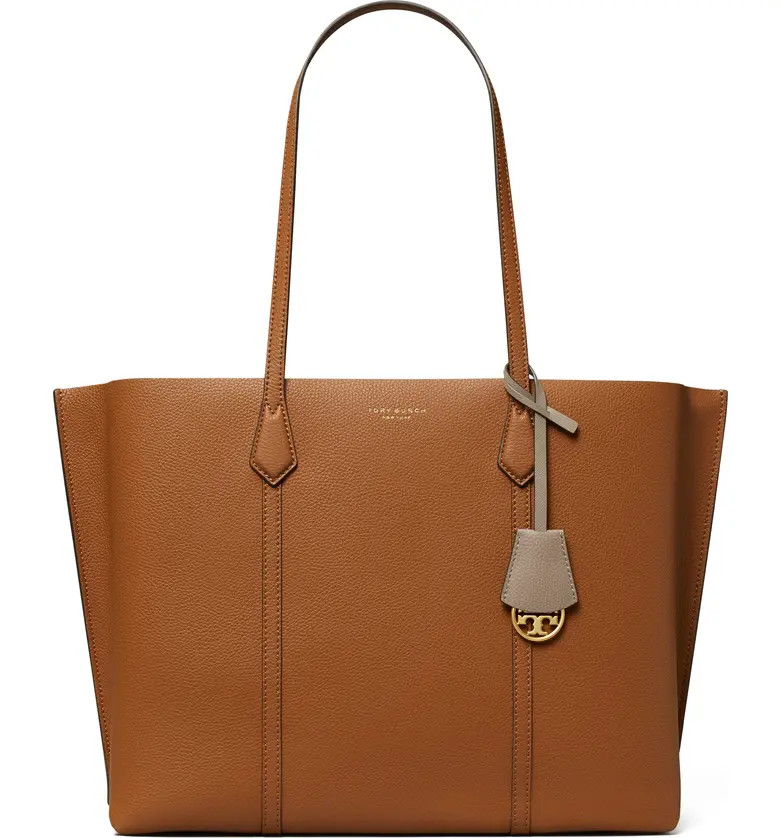 Perry Triple Compartment Leather Tote | Nordstrom