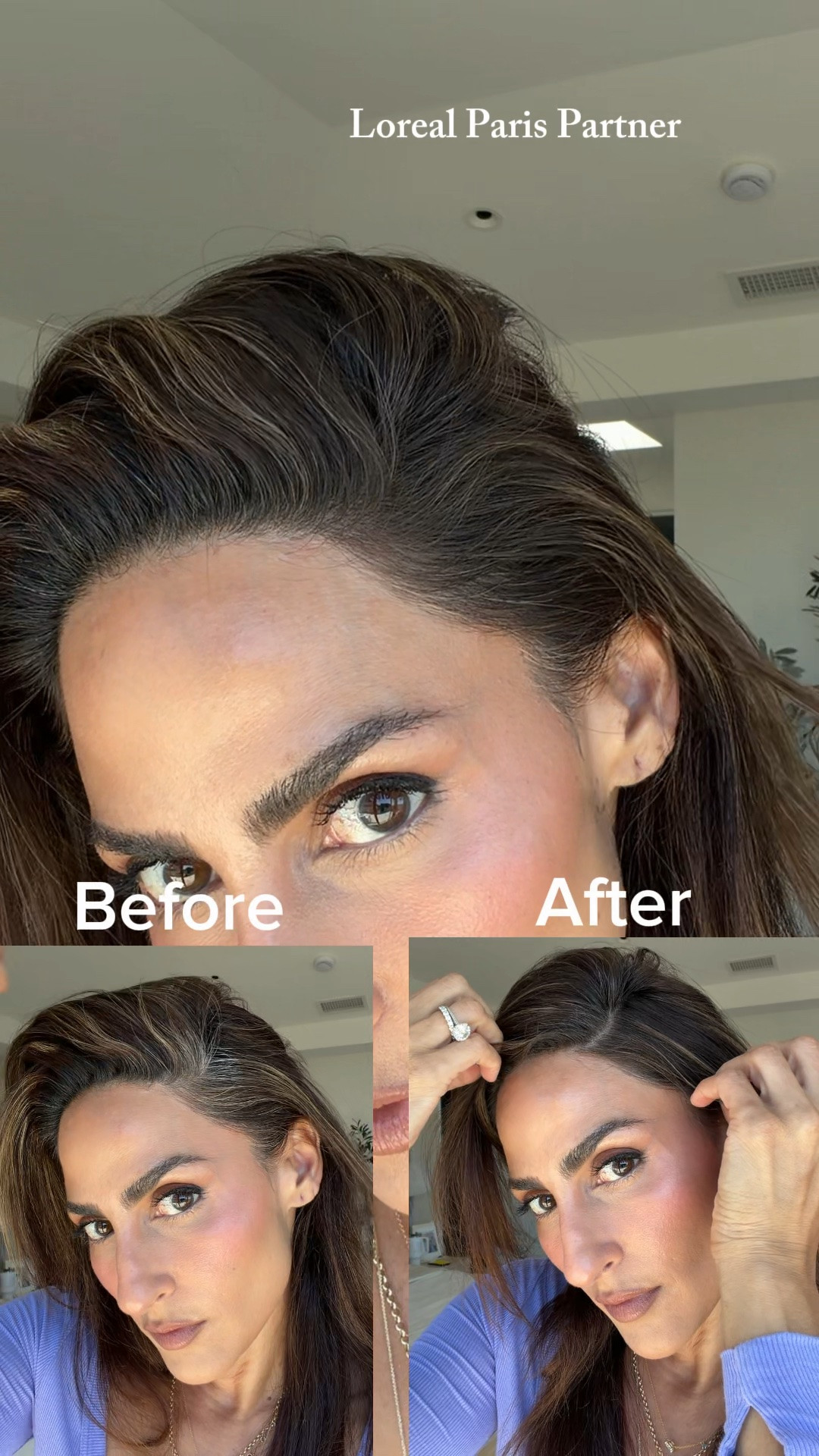 #ad My little “I’ll deal with my roots later” hack 😜Using shade dark brown in the @lorealparis Magic Root Cover Up & here’s my fool proof way of using it. Available @target #targetpartner #LorealParisPartner #LorealParisHairColor #target @shop.ltk #liketkit

#LTKOver40 #LTKBeauty #LTKselfcare