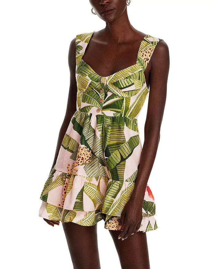 Banana Leaves Sleeveless Mini Dress | Bloomingdale's (US)
