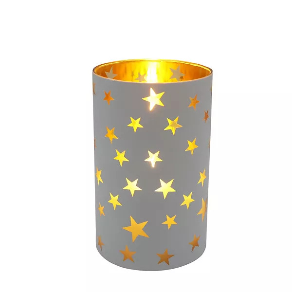 Americana Celebrate Together Embedded Stars LED Candle | Kohl's