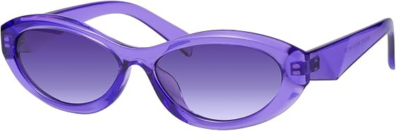 mosanana Oval Cat Eye Sunglasses for Women Retro Y2K Style MS52372 | Amazon (US)