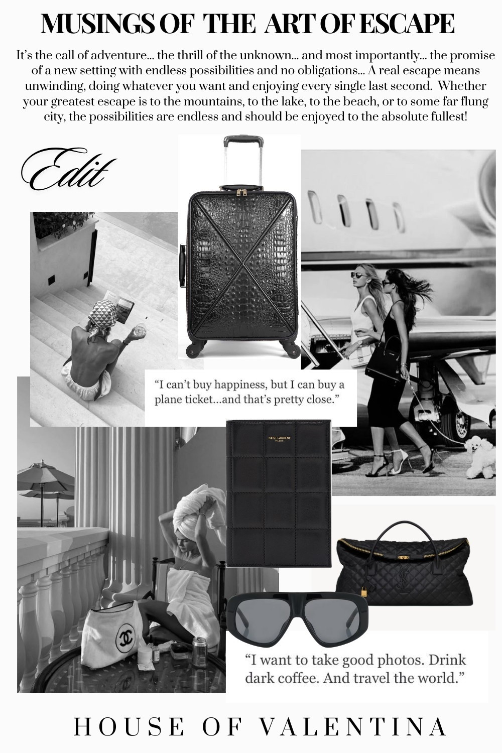 Musings of the Art of escape. A few travel essentials for a short weekend away or a long getaway!

#LTKStyleTip #LTKTravel #LTKItBag