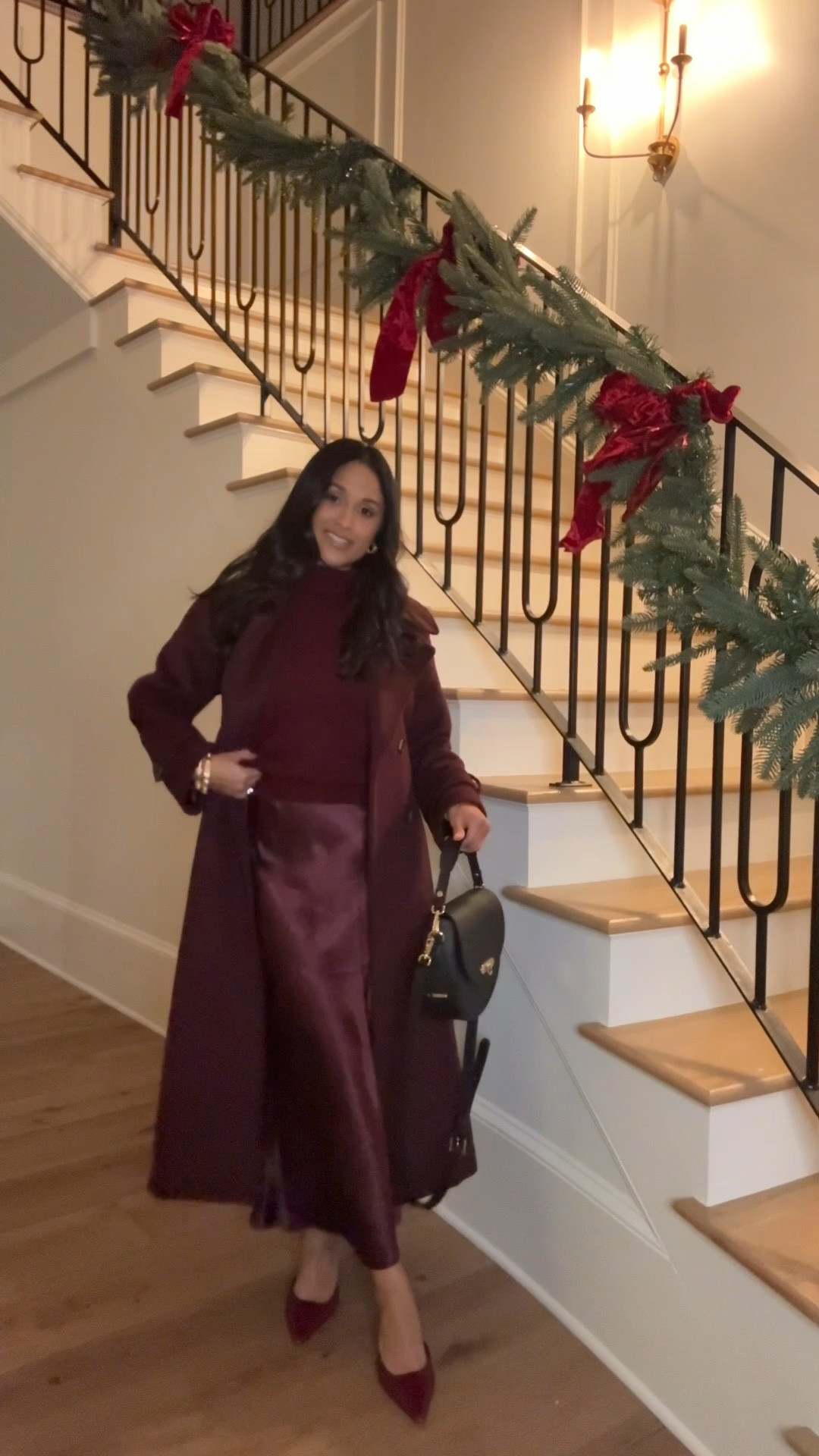 Take 15% OFF my with top with code: HAUTE15
Take 20% OFF my bag with code: HAUTE20
You know I love monochromatic look and this satin slip skirt paired with this wine sleeveless turtleneck is so gorgeous together! The top also comes in brown. 
Wearing sz 4 in skirt and small in top!
#giginewyork #handbag




#LTKHoliday #LTKGiftGuide