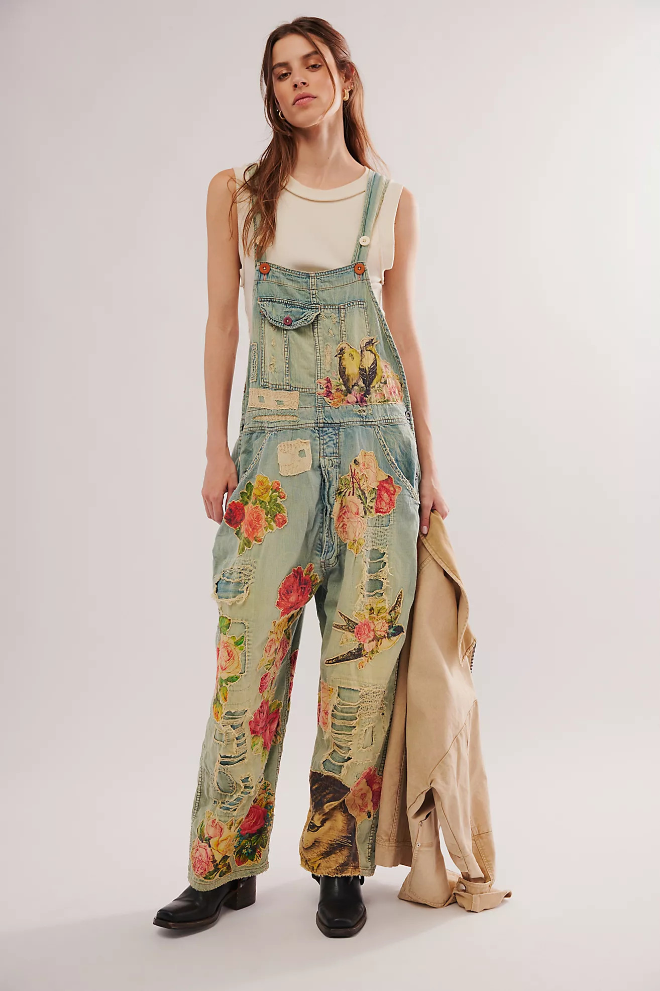 Magnolia Pearl Washed Overalls | Free People (Global - UK&FR Excluded)