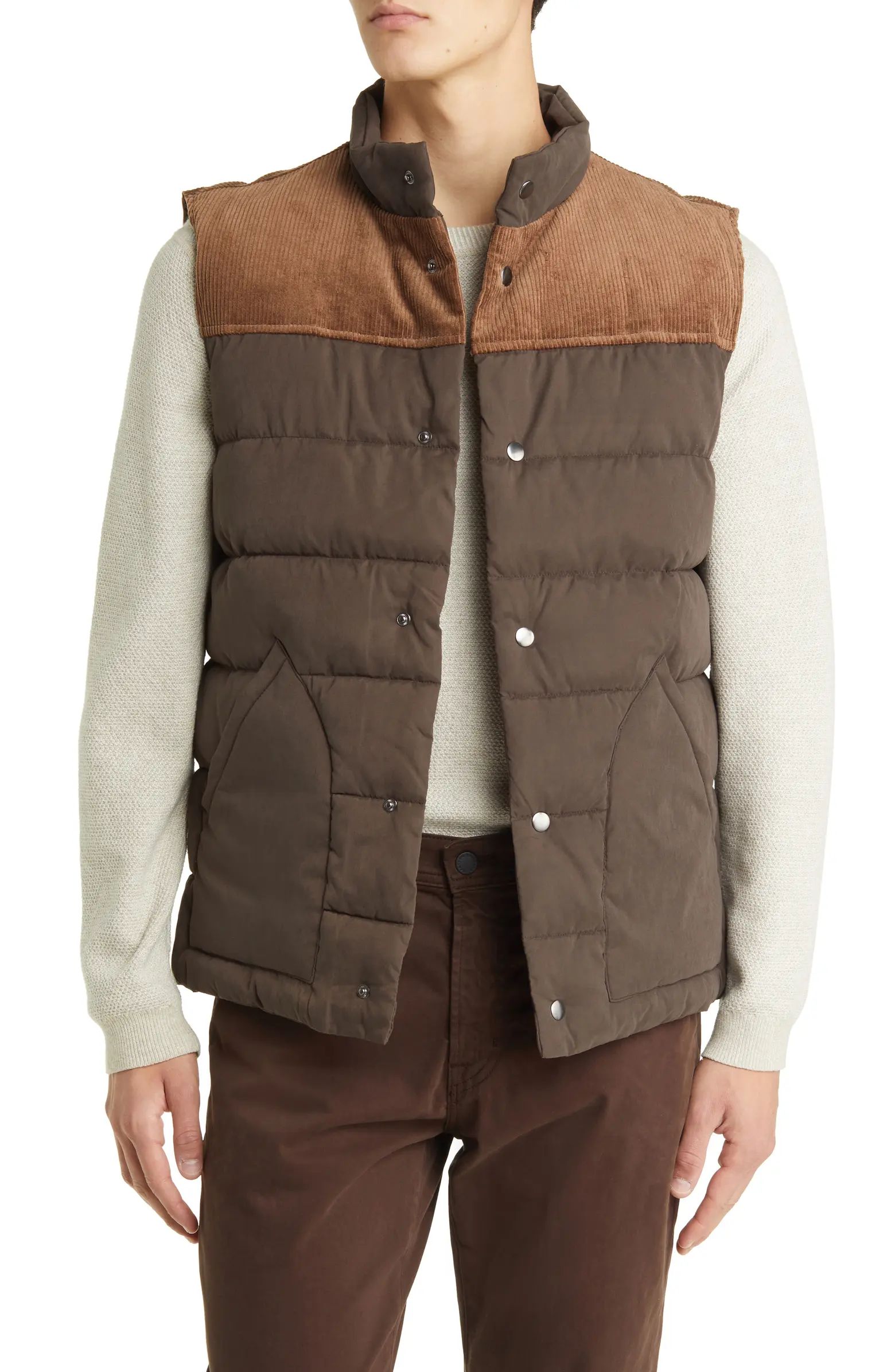 Treasure & Bond Quilted Waterproof Field Vest | Nordstrom | Nordstrom