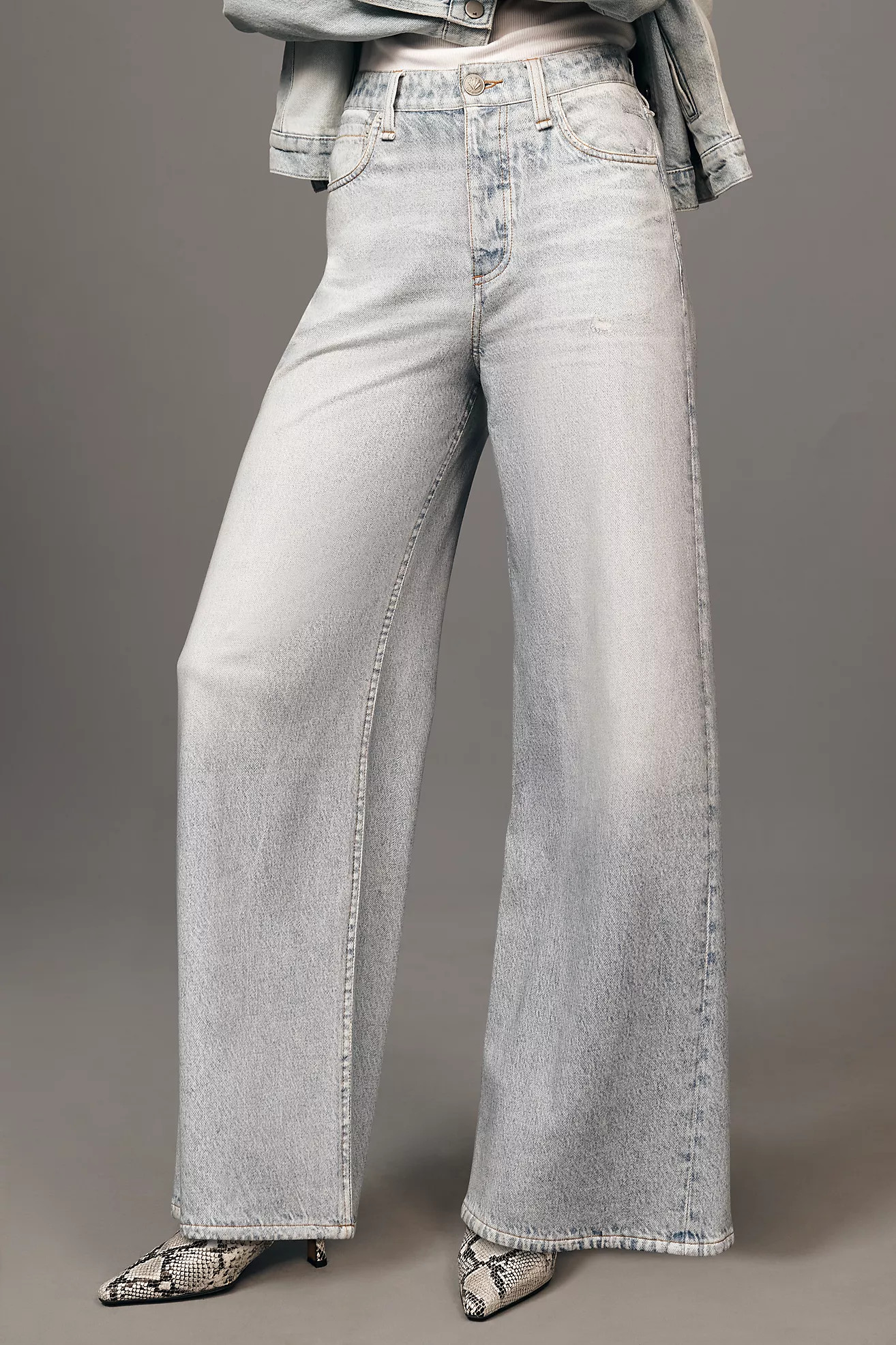 rag & bone Miramar Sofie High-Rise Wide-Leg Ankle Jeans | Anthropologie (US)