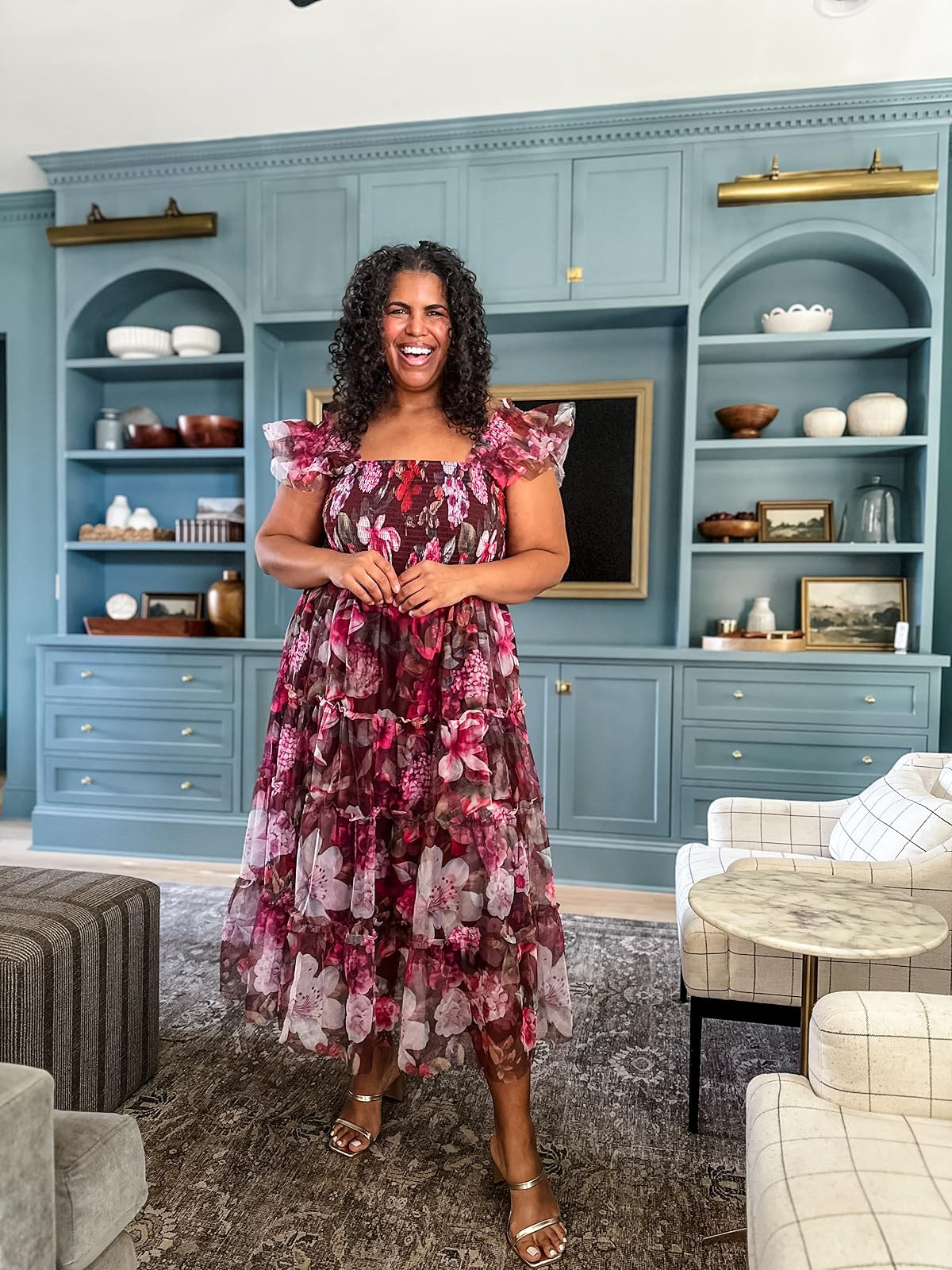 The prettiest spring event dress. Nice and stretchy and the top, curvy body approved. I’m wearing size xxl. Sharing a few more that are super pretty too. 

 #LTKOver40 #LTKPlusSize #LTKWedding