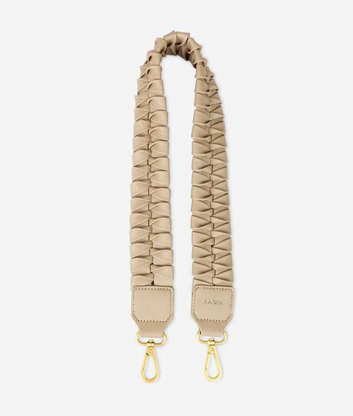 The Fishtail Braid Strap Short - Oat | Fawn Design