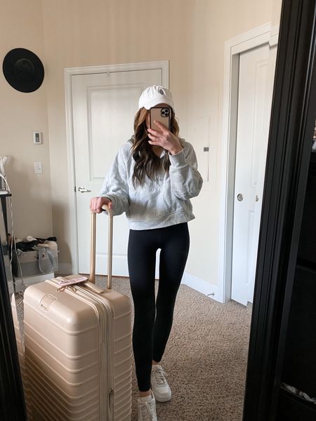 travel outfit ✈️ free people movement cap // lululemon scuba pullover // beis suitcase from revolve 

#LTKSale #LTKtravel #LTKFind