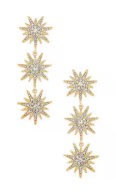BaubleBar Callisto Drop Earrings in Gold from Revolve.com | Revolve Clothing (Global)