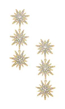 BaubleBar Callisto Drop Earrings in Gold from Revolve.com | Revolve Clothing (Global)