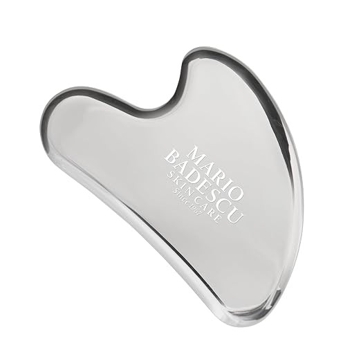 Mario Badescu Stainless Steel Gua Sha, Durable Non-Porous Facial Massage Tool for Contouring, Ten... | Amazon (US)