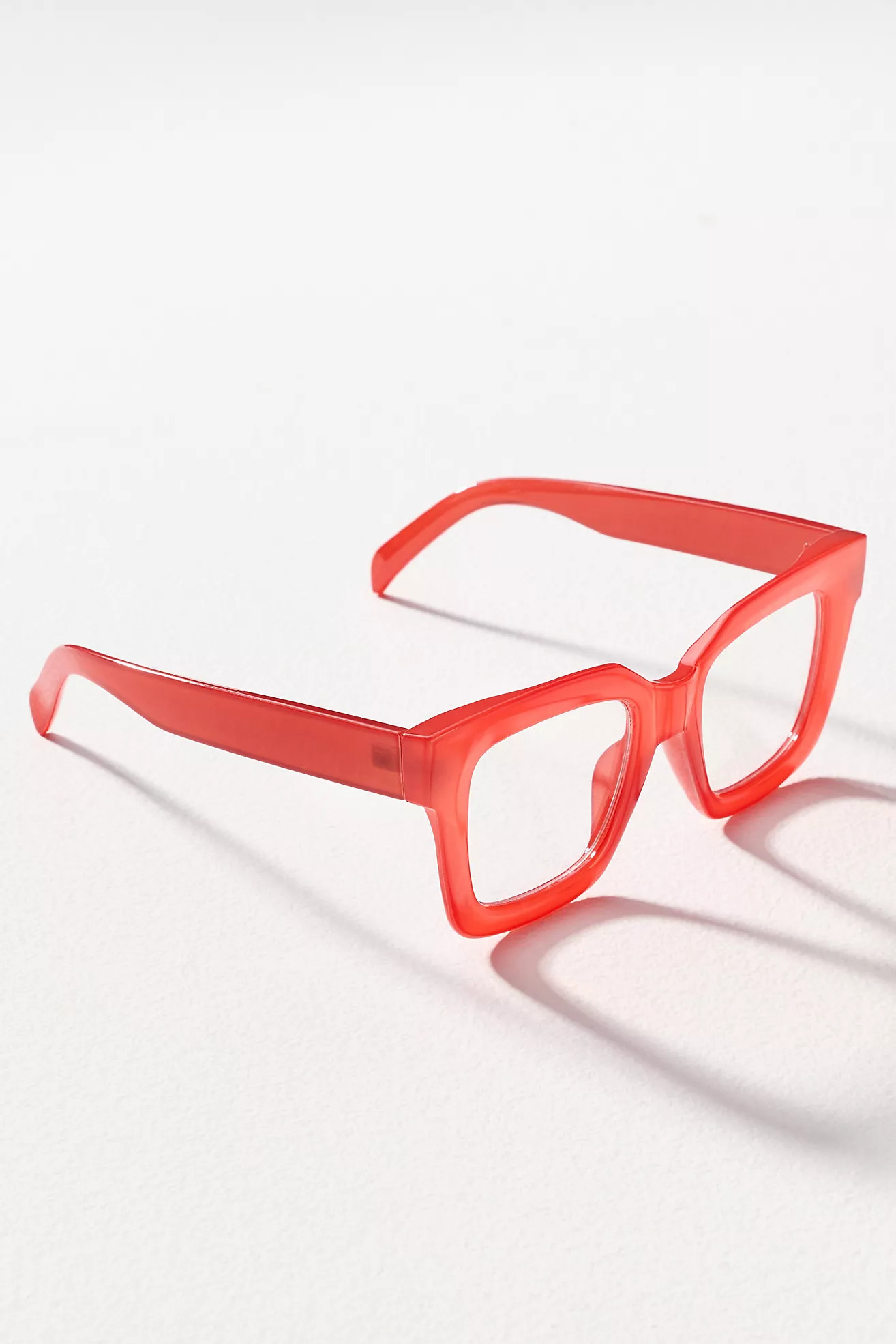 Chunky Cara Translucent Blue Light Readers | Anthropologie (US)