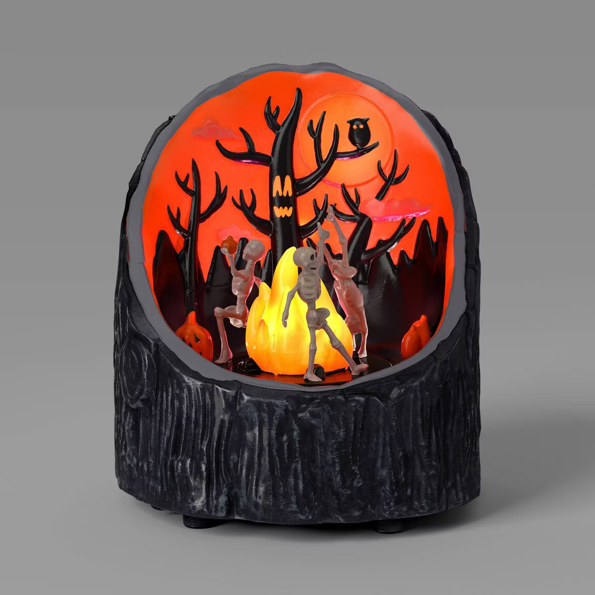 7" Light and Sound Dancing Skeletons Animation Halloween Decorative Prop Purple - Hyde and EEK! B... | Target