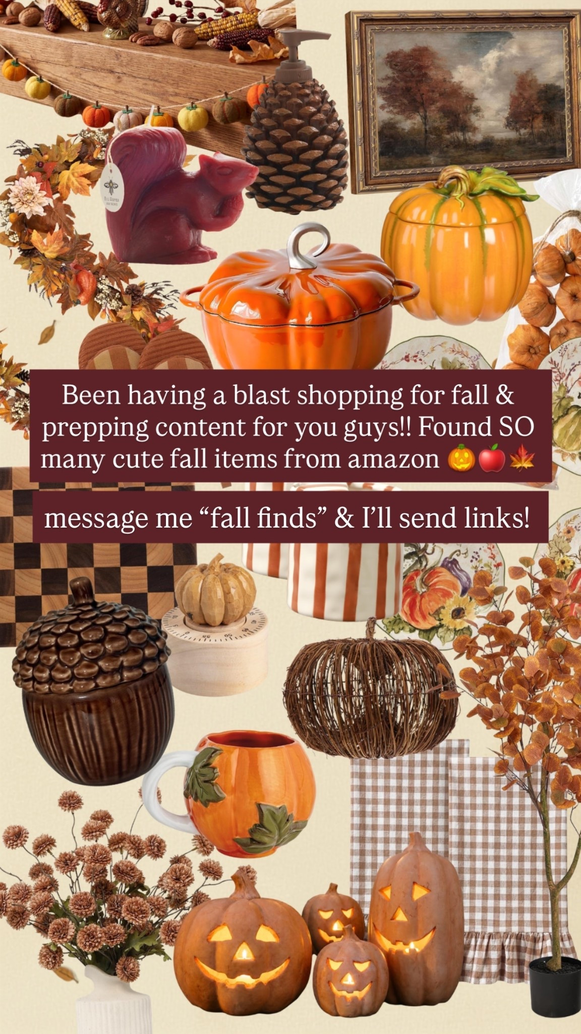 Been having a blast shopping for fall & prepping content for you guys!! Found SO many cute fall items from amazon 🎃🍎🍁 

 #LTKSeasonal #LTKHome