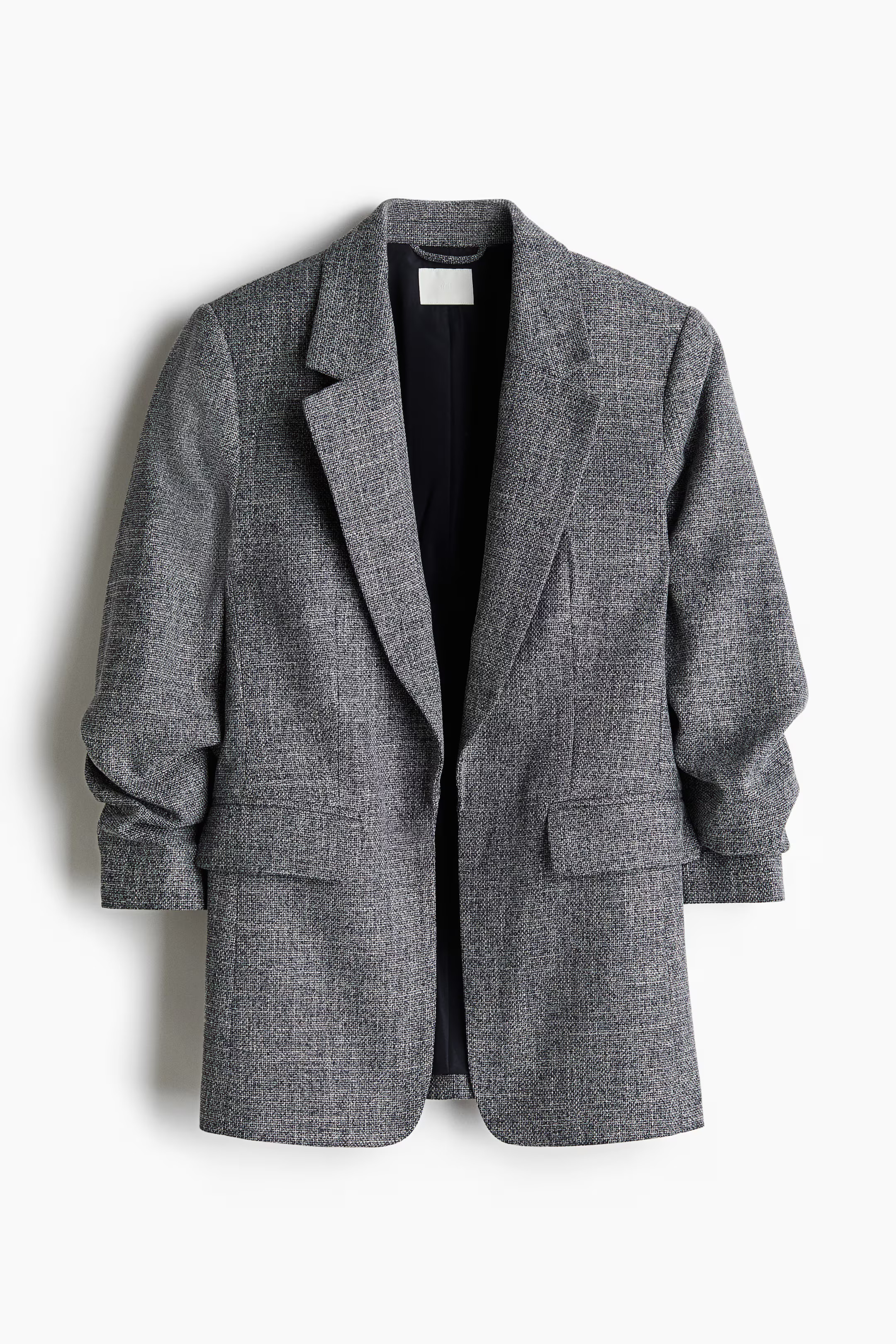 Gathered-sleeve Jacket - Cream - Ladies | H&M US | H&M (US + CA)