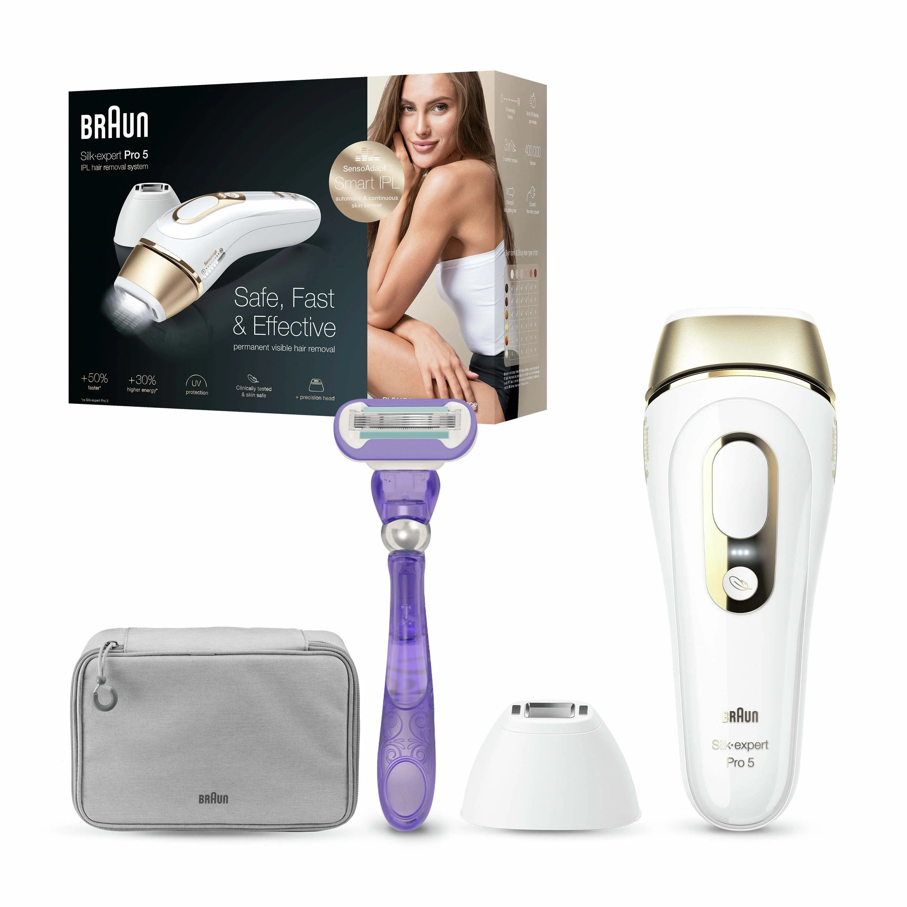 Braun Silk·expert Pro 5 PL5117 Latest Generation IPL, Permanent Hair Removal | Walmart (US)