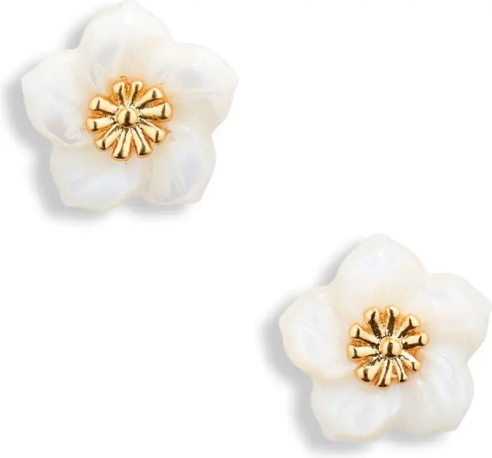 Mother-of-Pearl Flower Stud Earrings | Nordstrom