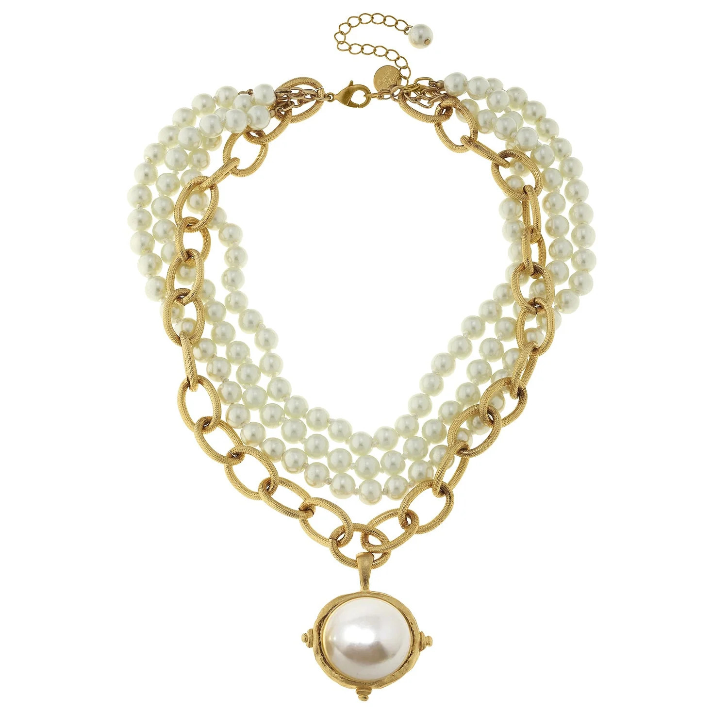 Pearl Cab Multi-Strand Pearl Necklace | Susan Shaw