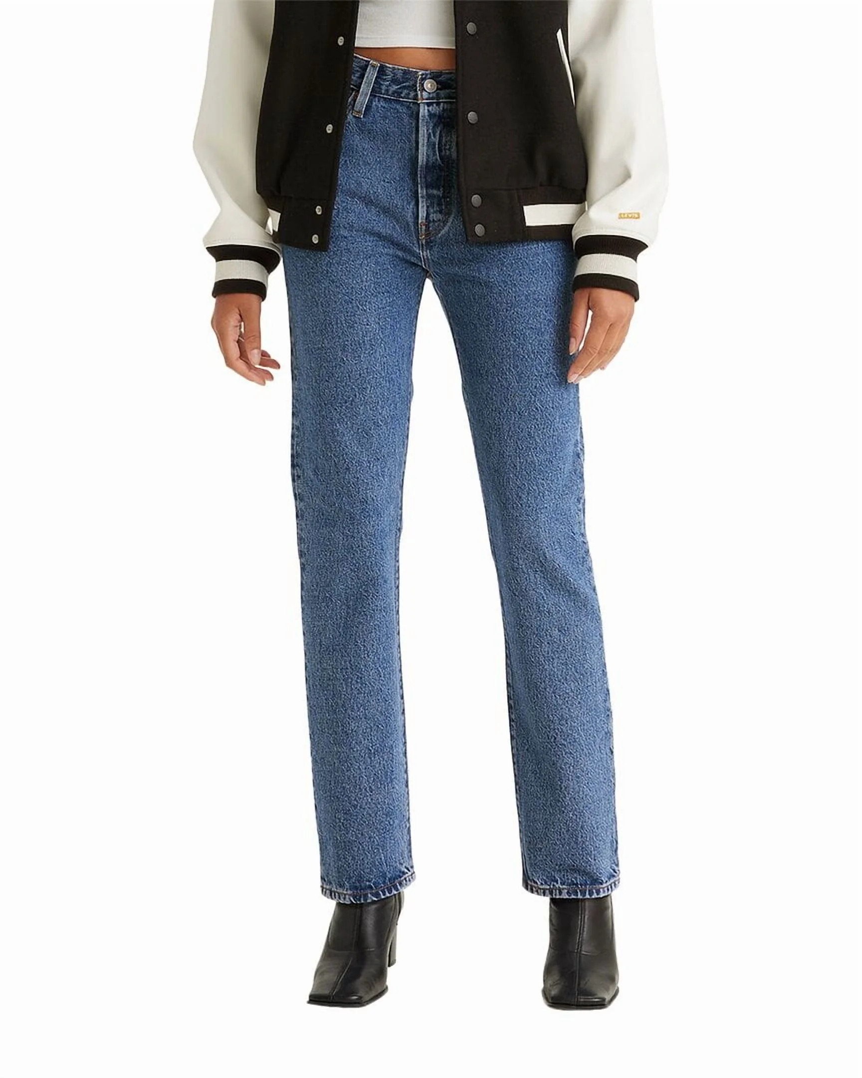 Levi's womens  501® Shout Out Stone Straight Jean, 28 | Walmart (US)