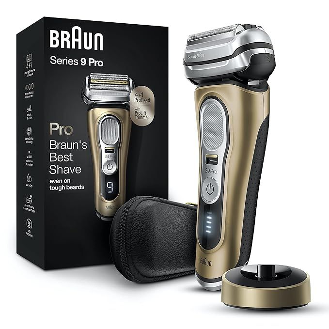 Braun Electric Razor for Men, Waterproof Foil Shaver, Series 9 Pro 9419s, Wet & Dry Shave, with P... | Amazon (US)