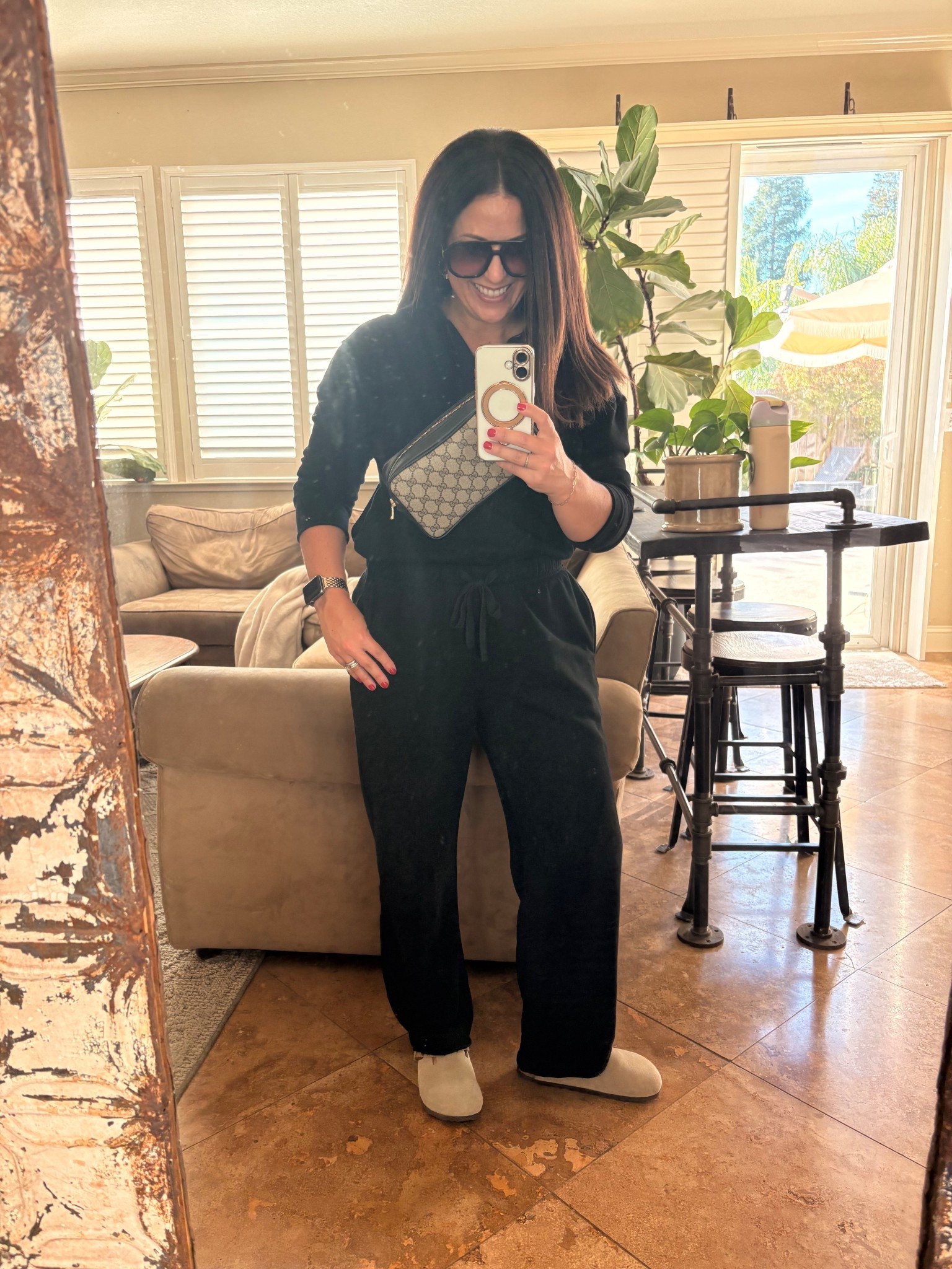 Cozy for a pedicure appointment and a little Christmas shopping. This two piece set is affordable and feels so luxurious. I love that it’s petite friendly and a cotton blend. I’m wearing a small with my Birkenstock Boston clogs. 

Errands outfit
Travel outfit 
Weekend look

#LTKdayinmylife #LTKmomlife #LTKPetite