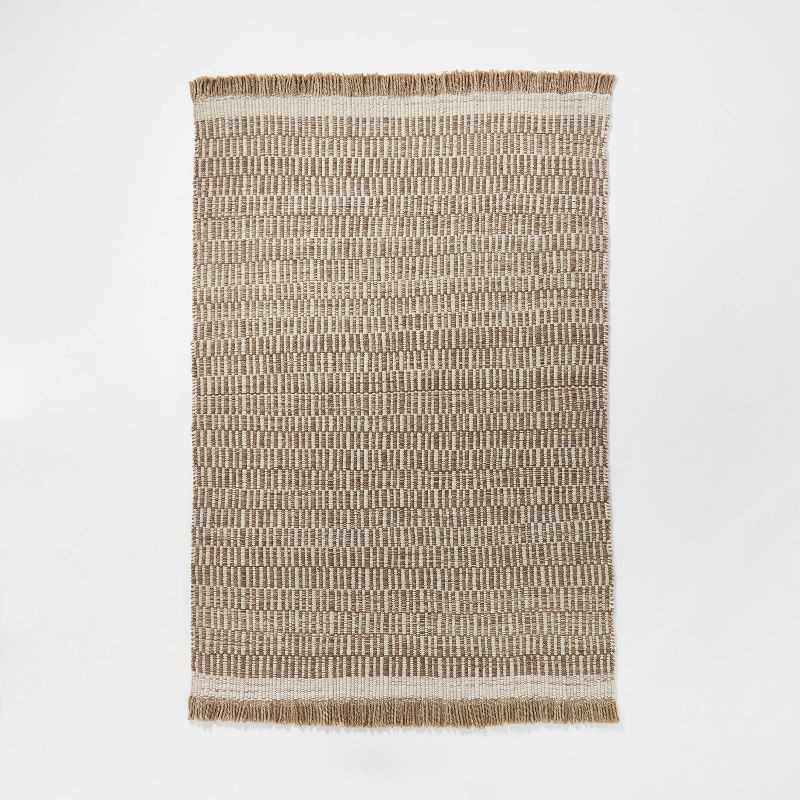 Park City Handloom Broken Striped Rug Beige - Threshold™ designed with Studio McGee | Target