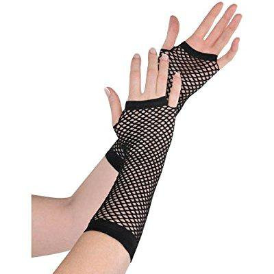 long fishnet gloves - black | Walmart (US)