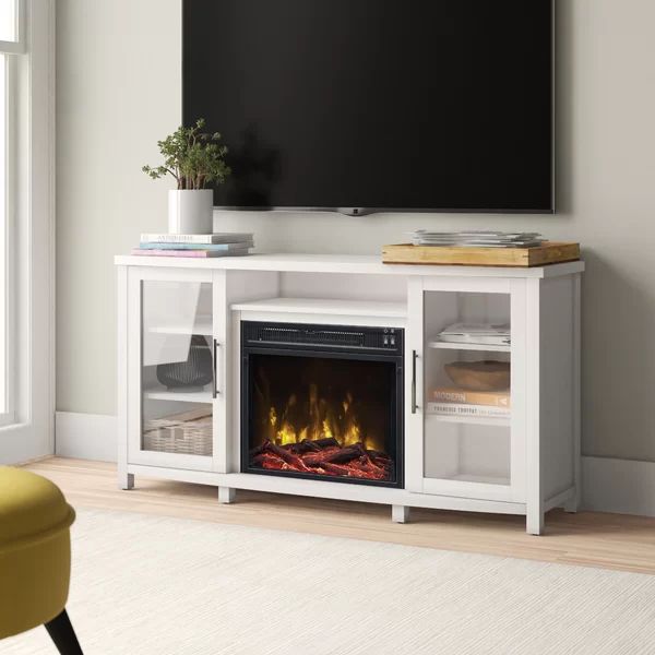 Southington TV Stand for TVs up to 60" with Fireplace Included | Wayfair North America