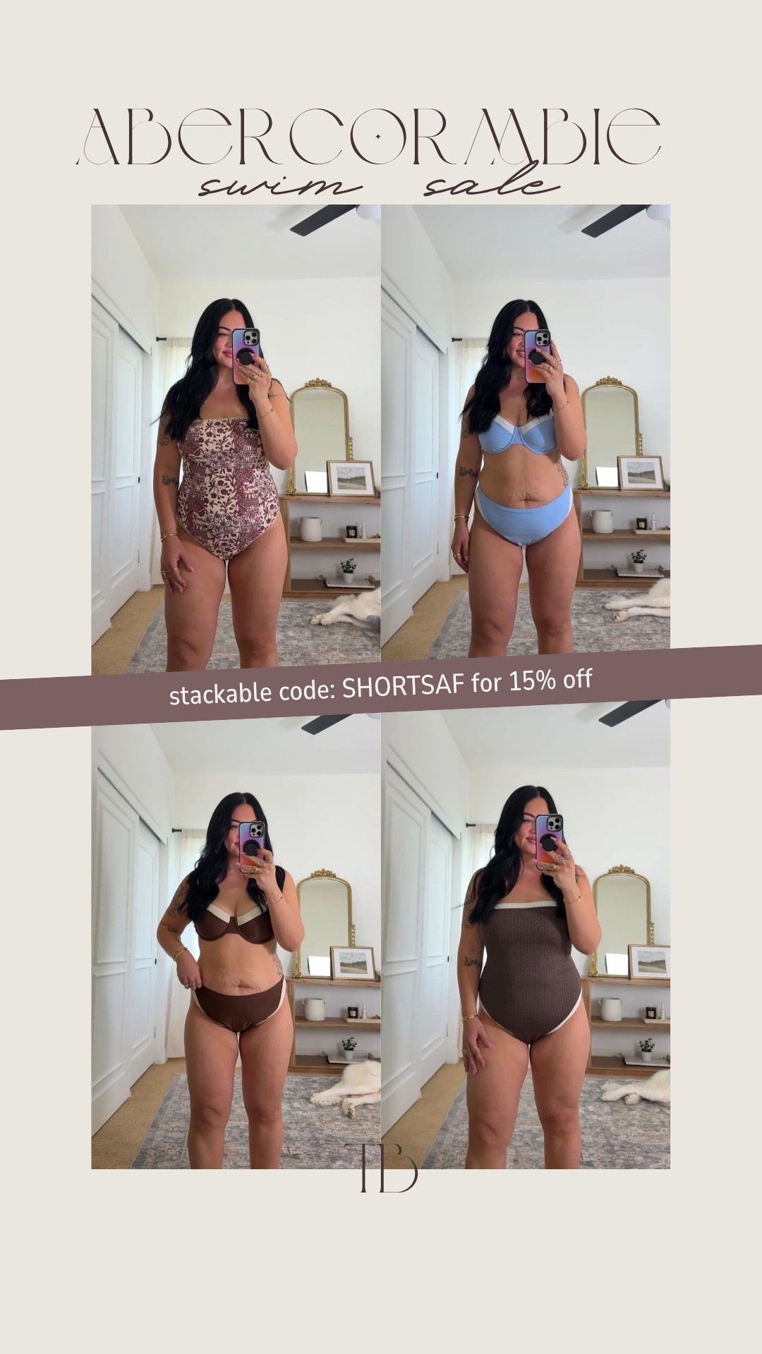 Swim sale today @abercrombie 

I get a size xl for reference!!

Abercrombie, a&f, a&f swimwear, swimwear finds, swimwear sale, midsize swimwear, Tori block

#LTKootd #LTKSwim #LTKSaleAlert