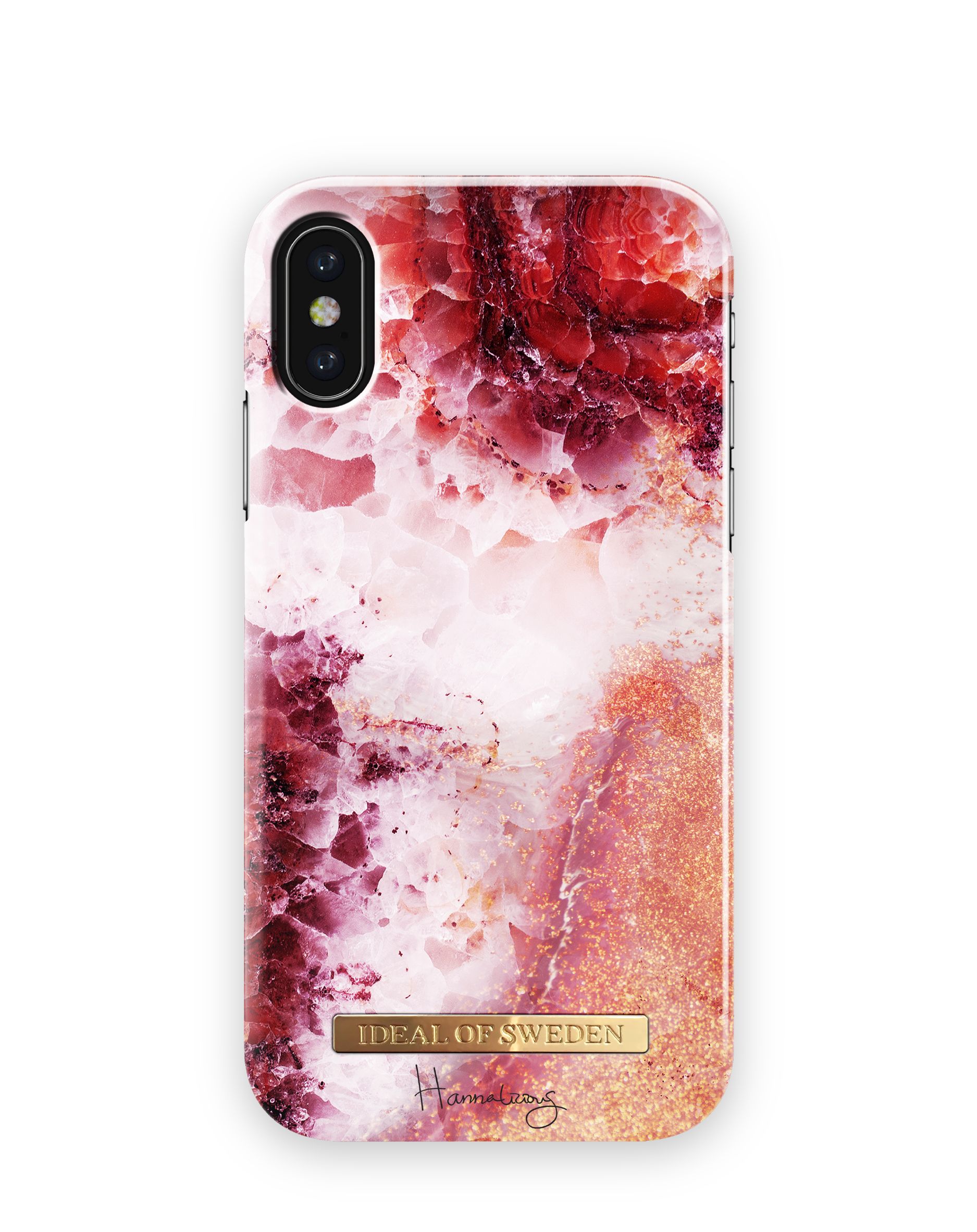 Fashion Case Hannalicious iPhone X/XS Coral Crush | iDeal of Sweden (CA)