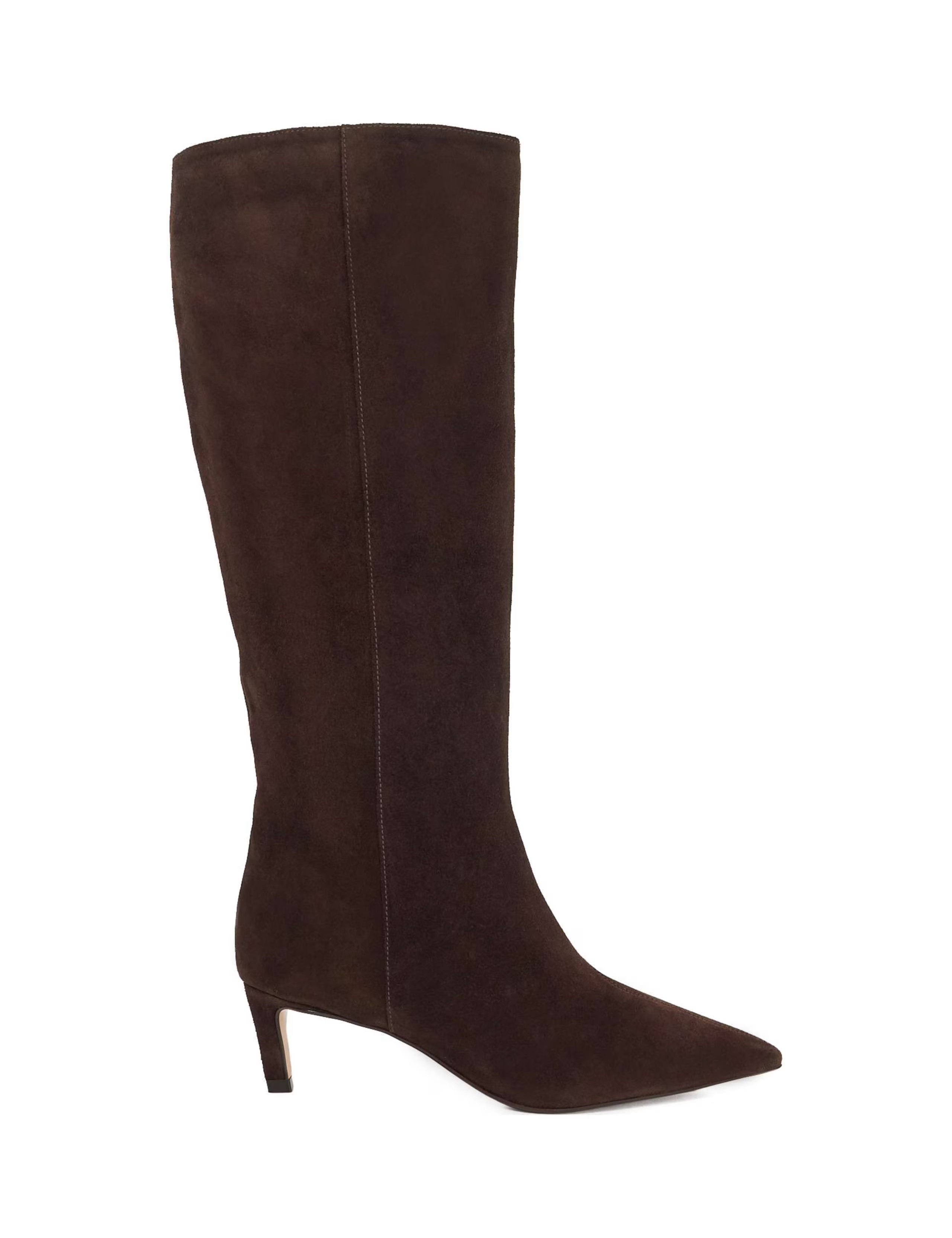 Leather Kitten Heel Knee High Boots | Marks & Spencer (UK)