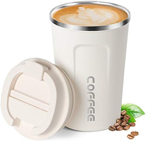 Coffee - travel Mug White | Amazon (UK)
