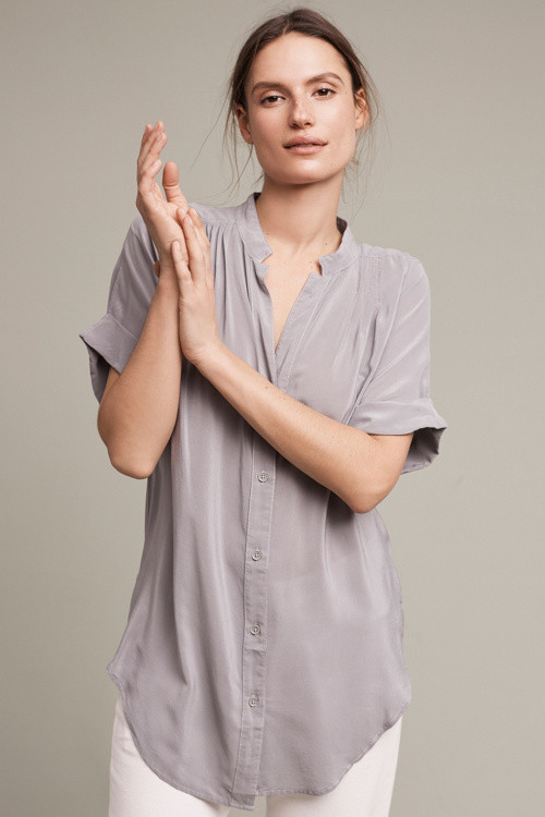 Juni Silk Blouse | Anthropologie (US)