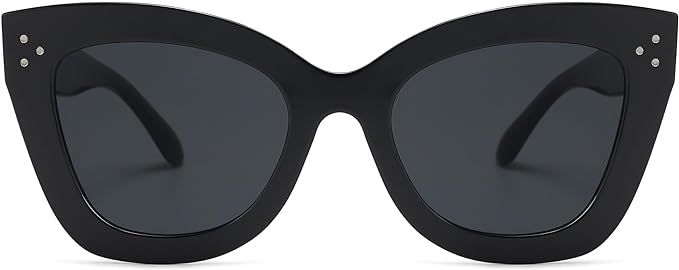 Oversized Cat Eye Sunglasses for Women Retro Square Cateye Style Sunnies AP3660 | Amazon (US)