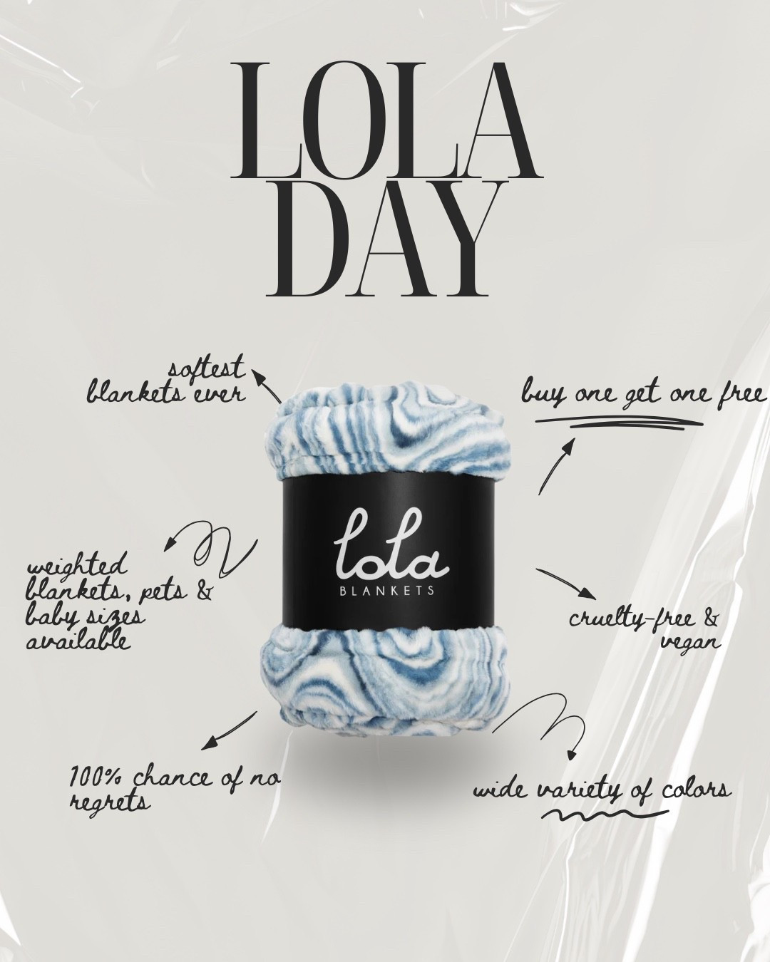 lola day - buy one get one free! the best blankets ever. no code needed 

#LTKHome #LTKSaleAlert