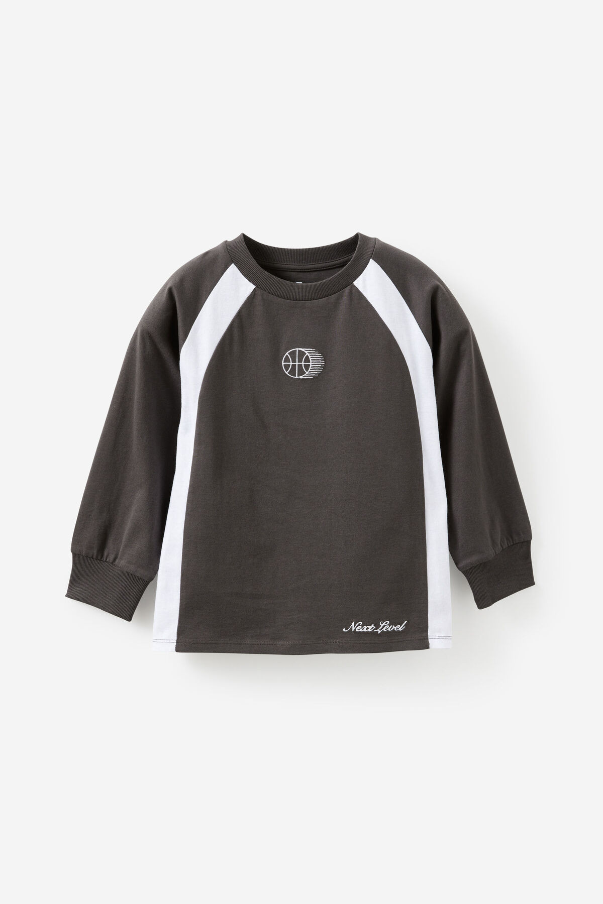 Moto Panelled Long Sleeve Tee | Cotton On (US)