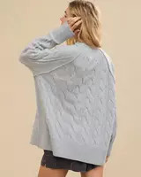 Aerie unREAL Cable Crew Sweater | Aerie