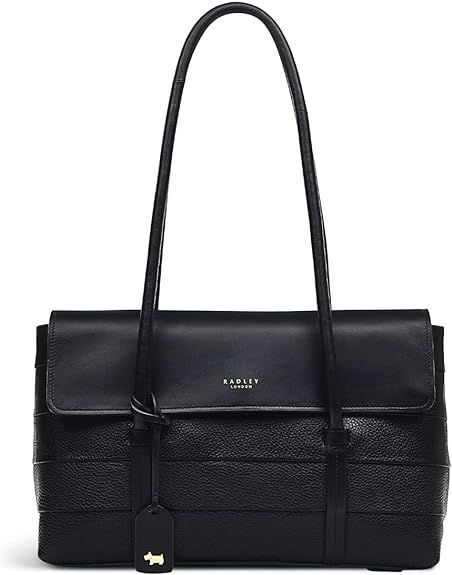 RADLEY London - Farringdon - Stripe - Women's Leather Medium Flapover Shoulder Bag - Medium Size ... | Amazon (US)