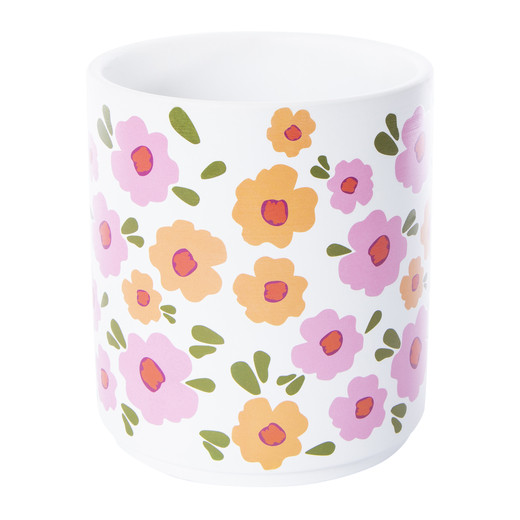 printed flower pot | Five Below