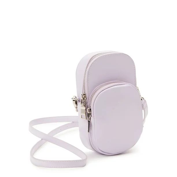 No Boundaries Women's Rounded Phone Crossbody, Purple | Walmart (US)