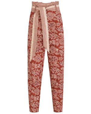 Clerence Floral Pant | Veronica Beard