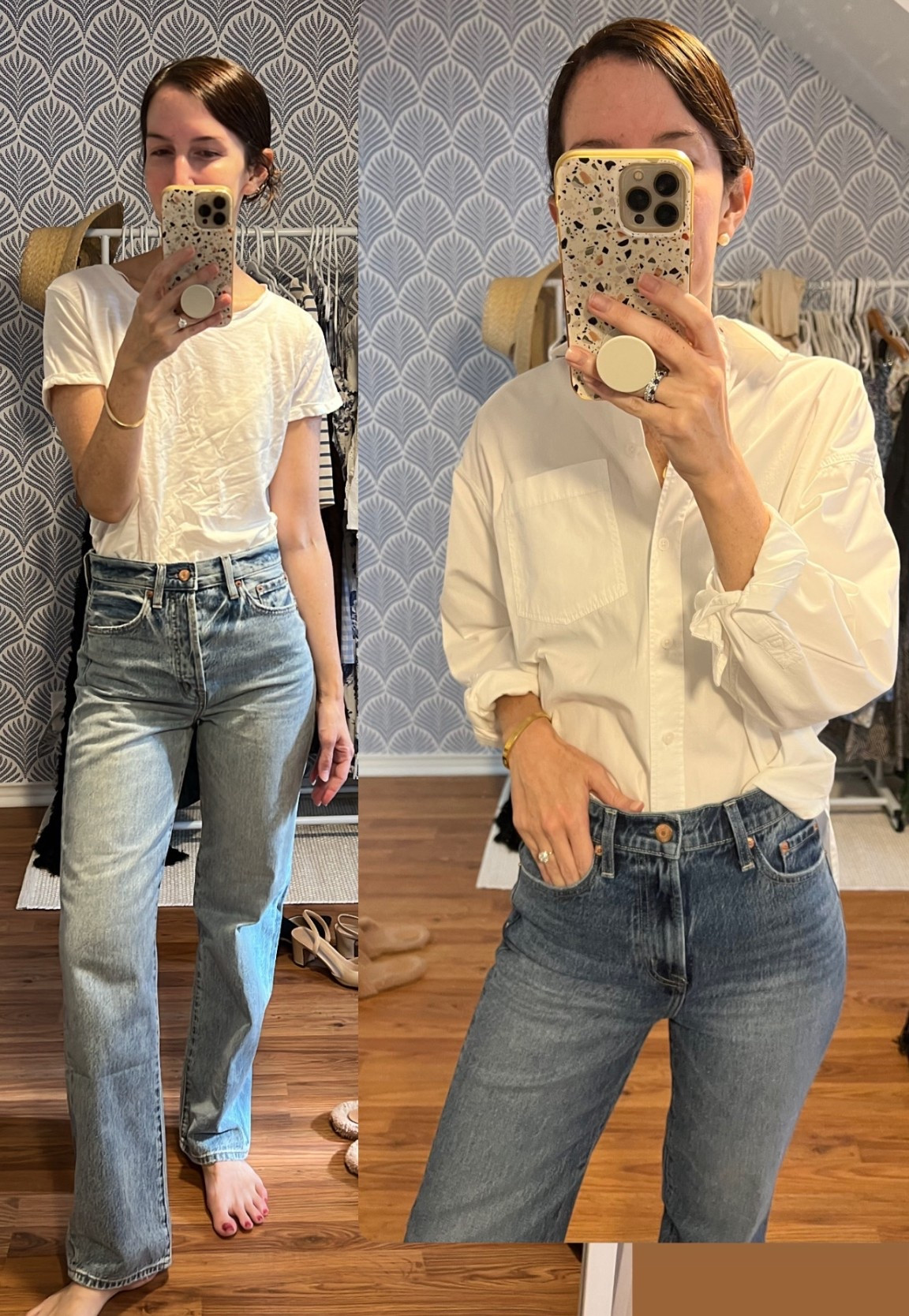 Obsessed with these jeans and their fit - washes are bramble and palladium. They also come in petite sizing. True to size. 

#LTKTravel #LTKStyleTip