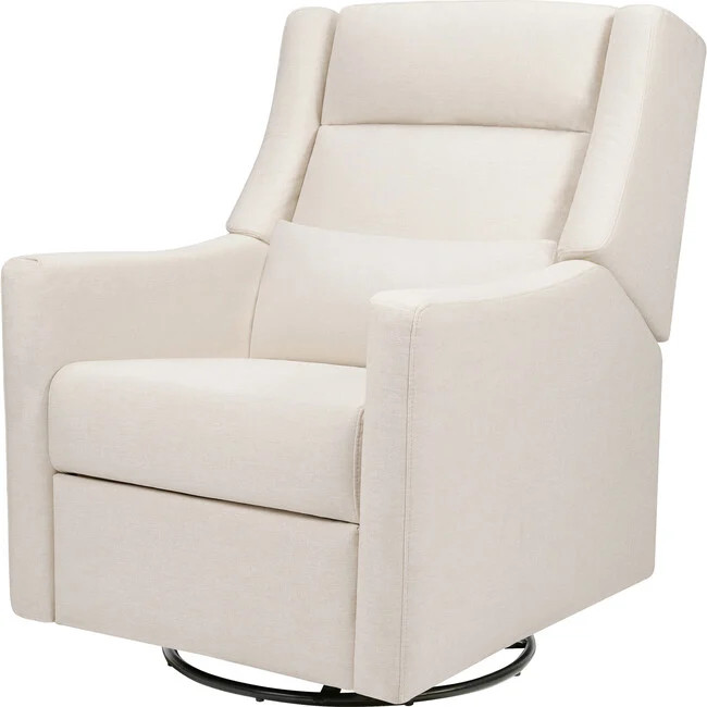 Babyletto | Kiwi Plus Power Recliner and Swivel Glider, Performance Cream Eco-Weave | Maisonette | Maisonette