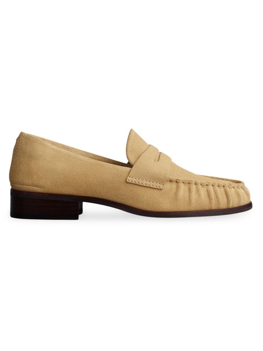Sid Stitched Suede Loafers | Saks Fifth Avenue