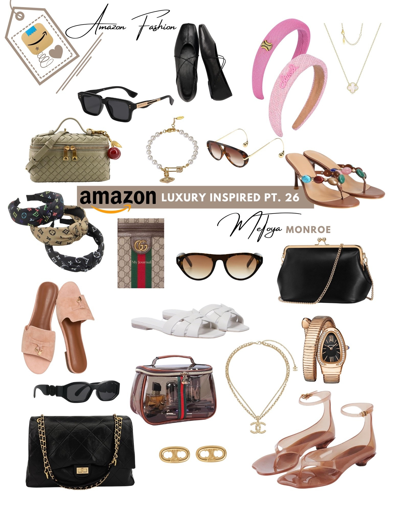 All items from my Amazon Designer Inspired Haul Pt. 26! Such good looks for less! 