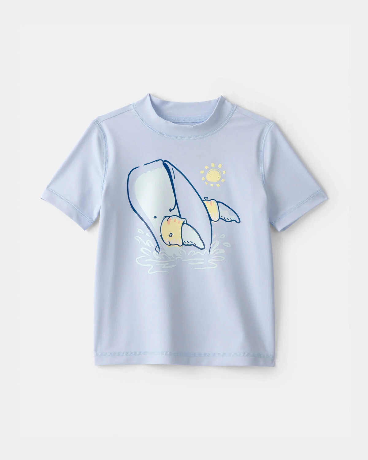 Toddler Boy Whale Short-Sleeve Rashguard - Blue | Carter's Inc