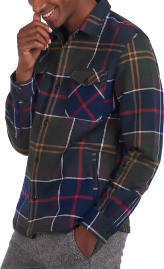 Barbour Cannich Regular Fit Plaid Cotton Button-Up Overshirt | Nordstrom | Nordstrom