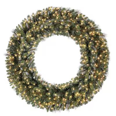 Holiday Living 6-Pack 20-in Indoor/Outdoor Green Pine Artificial Christmas Wreath | Lowe's