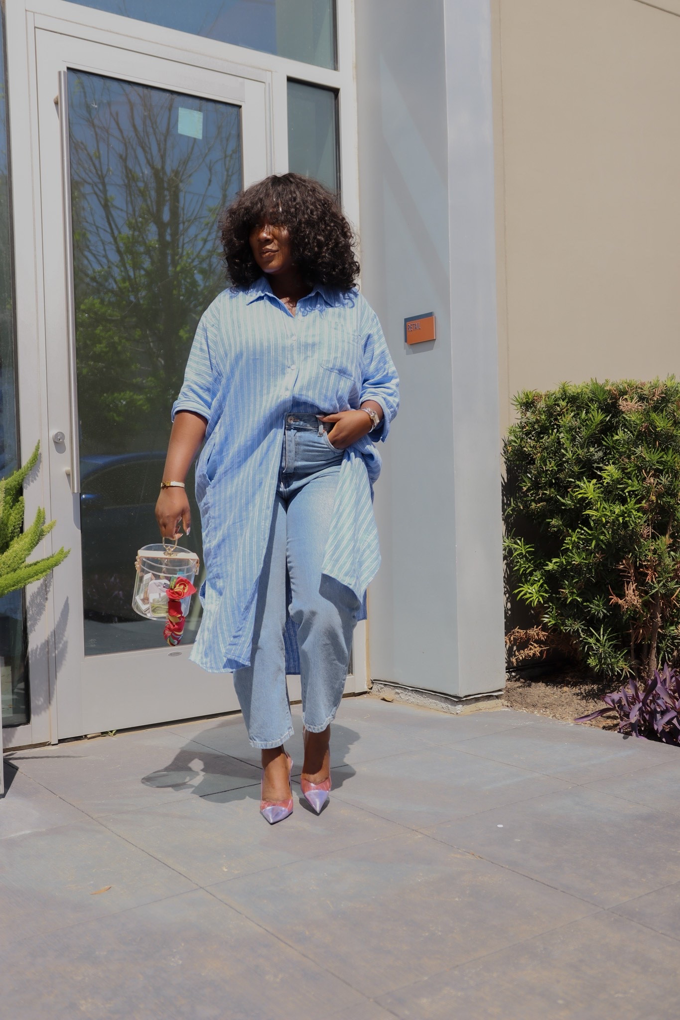 A blue top with a denim blue jeans? I'd say it came to take slay, Sis!

#LTKPlusSize #LTKootd #LTKSaleAlert